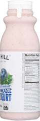 MAPLE HILL CREAMERY: Wild Blueberry Drinkable Yogurt, 12 oz