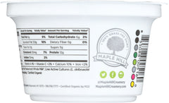 MAPLE HILL CREAMERY: Plain Greek Yogurt, 5.3 oz