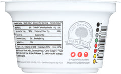MAPLE HILL CREAMERY: Strawberry Greek Yogurt, 5.3 oz