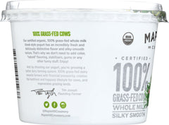 MAPLE HILL CREAMERY: Plain Greek Yogurt, 16 oz