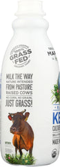 MAPLE HILL CREAMERY: Organic Blueberry Kefir Whole Milk, 32 oz