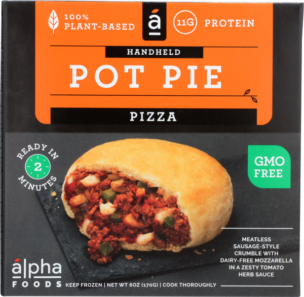 ALPHA FOODS: Pot Pie Pizza, 6 oz