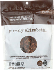 PURELY ELIZABETH: Granola Probiotic Chocolate Sea Salt, 8 oz