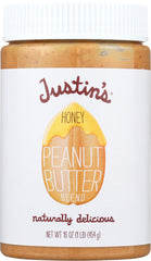JUSTIN'S: Peanut Butter Blend Honey, 16 oz