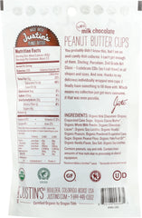 JUSTIN'S: Mini Peanut Butter Milk Chocolate, 4.7 oz