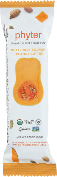 PHYTER: Butternut Squash plus Peanut Butter Bar, 1.76 oz
