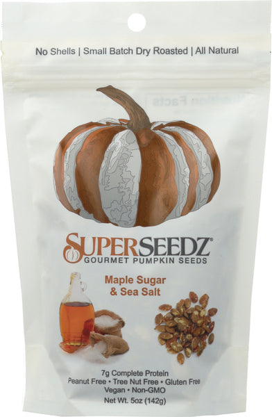 SUPER SEEDZ: Seed Pumpkin Maple Sugar & Sea Salt, 5 oz