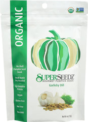 SUPER SEEDZ: Pumpkin Seed Garlickly Dill, 4 oz