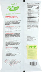 LESSER EVIL: Green Elephant Salt & Apple Cider Vinegar Potato Chips, 5 oz