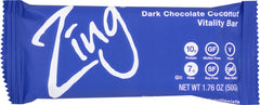 ZING BARS: Dark Chocolate Coconut Nutrition Bar, 1.76 oz