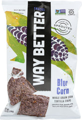 WAY BETTER SNACKS: Blue Corn Tortilla Chip, 5.5 oz