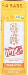 PERFECT FOODS: Peanut Butter Bar 4pk, 10 oz