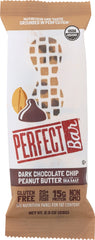 PERFECT FOODS: Dark Chocolate Chip Peanut Butter with Sea Salt Bar, 2.3 oz
