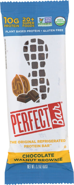 PERFECT FOODS: Chocolate Walnut Brownie Protein Bar, 2.2 oz
