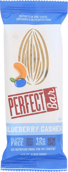 PERFECT FOODS: Bar Blueberry Cashew, 2.3 oz