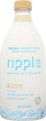 RIPPLE: Milk Unsweetened Original, 48 oz