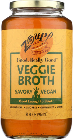 ZOUP GOOD REALLY: Veggie Broth, 31 oz
