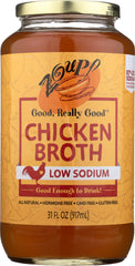 ZOUP GOOD REALLY: Low Sodium Chicken Broth, 31 oz