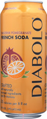 DIABOLO: Tangerine Pomegranate French Soda, 16 oz