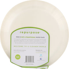 REPURPOSE: Compostable 9 Inch Plates, 20 count