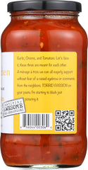MIA'S KITCHEN: Authentic Pasta Sauce Garlic & Onion, 25.5 oz