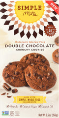 SIMPLE MILLS: COOKIES CRNCHY DBL CHOC C (5.500 OZ)