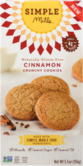 SIMPLE MILLS: COOKIES CRNCHY CINNAMON (5.500 OZ)