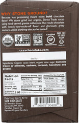 TAZA CHOCOLATE: 95% Wicked Dark Chocolate Bar, 2.5 oz