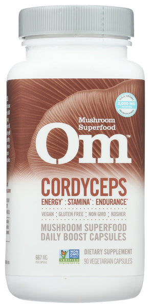 OM MUSHROOM SUPERFOODS: Cordyceps Dietary Supplements, 90 cp