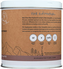 KURA NUTRITION: Protein Powder Plant Wellness Chocolate, 14.3 oz