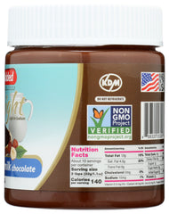 NUTILIGHT: Sugar Free Hazelnut Spread & Milk Chocolate, 11 oz