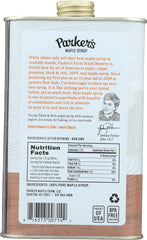 PARKERS REAL MAPLE: Syrup Maple Dark Traditional 15 fo