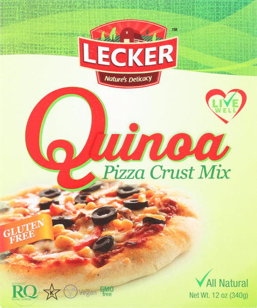 LECKER: Mix Pizza Crust Quinoa, 12 oz