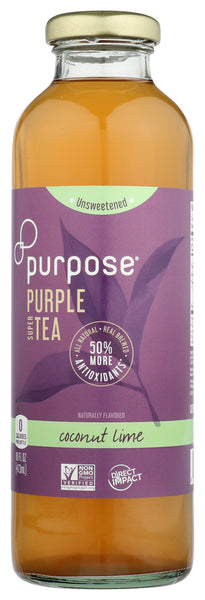 PURPOSE: Coconut Lime Purple Super Tea, 16 fo