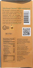 LILYS SWEETS: 70% Extra Dark Chocolate Blood Orange Bar, 2.8 oz