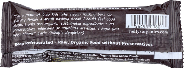 NELLY'S ORGANICS: Double Chocolate Bar, 1.6 oz