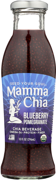 MAMMACHIA: Organic Blueberry Pomegranate Beverage, 10 oz
