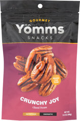 YOMMS: Pecan Nuts Snack Crunchy Joy, 3.5 oz