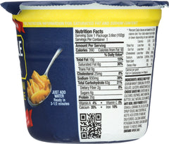MUSCLE MAC: Macaroni and Cheese Microwave Cup, 3.6 oz