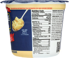 MUSCLE MAC: Macaroni and Cheese Microwave Cup Cheddar, 3.6 oz