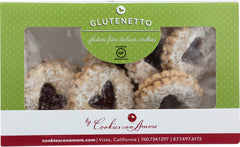 GLUTENETTO: Gluten Free Raspberry Linzer, 6 oz