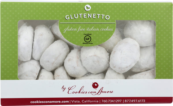GLUTENETTO: Gluten-Free Wedding Cookies Boxed, 5oz
