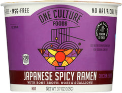 ONE CULTURE FOODS: Noodle Ramen Japanese Spicy, 3.7 oz