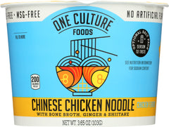 ONE CULTURE FOODS: Chinese Chicken Noodle, 3.65 oz