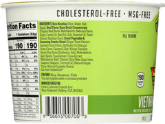 ONE CULTURE FOODS: Vietnamese Beef Pho Noodle, 1.88 oz
