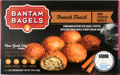 BANTAM BAGELS: French Toast Mini Stuffed Bagels 7.8 Oz