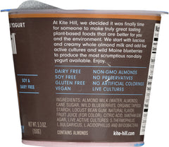 KITE HILL: Almond Milk Blueberry Yogurt, 5.3 oz