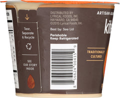 KITE HILL: Almond Milk Peach Yogurt, 5.3 oz