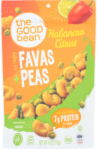 THE GOOD BEAN: Fava Beans Habanero Citrus, 6 oz