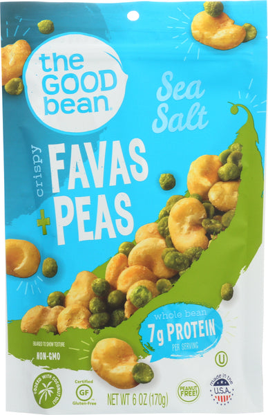 THE GOOD BEAN: Sea Salt Favas Peas, 6 oz